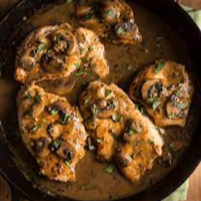 Catering | Veal Marsala.