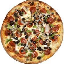 Catering | Large Supreme Pizzas.