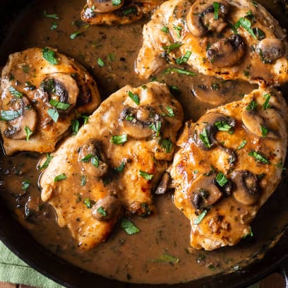 Catering | Chicken Marsala.